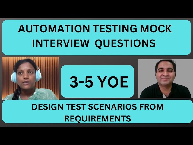 Automation Testing Interview Questions | Java Interview Questions