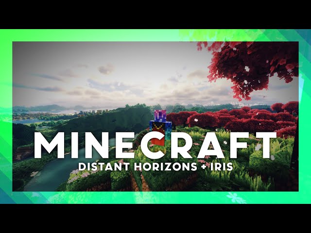 Minecraft Never Looked This Good + Guide | Distant Horizons + Shaders