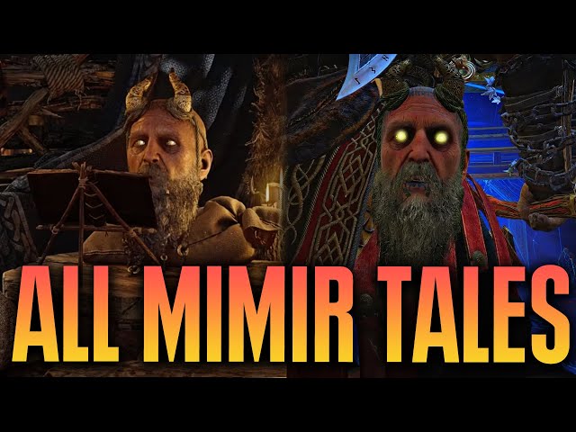 All Mimir Stories + Tales in God of War Ragnarok + God of War SUPERCUT