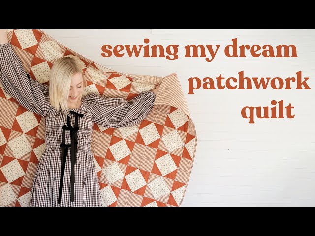 Attempting to Sew a Patchwork Quilt (As a Beginner) | Cosy Sewing Vlog