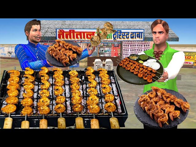 Tandoori Prawns Recipe Dhaba Style Crispy Prawns Cooking Hindi Kahani Moral Stories New Comedy Video