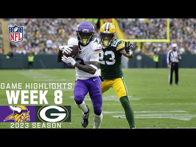 Minnesota Vikings vs. Green Bay Packers | 2023 Week 8 Game Highlights