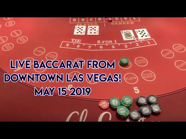 AWESOME WINNING SESSION ON BACCARAT from the El Cortez! May 15 2019