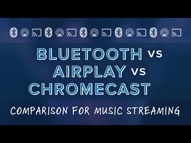 Bluetooth vs AirPlay vs Chromecast (WiFi) For Music Streaming | Which Is The Best?!