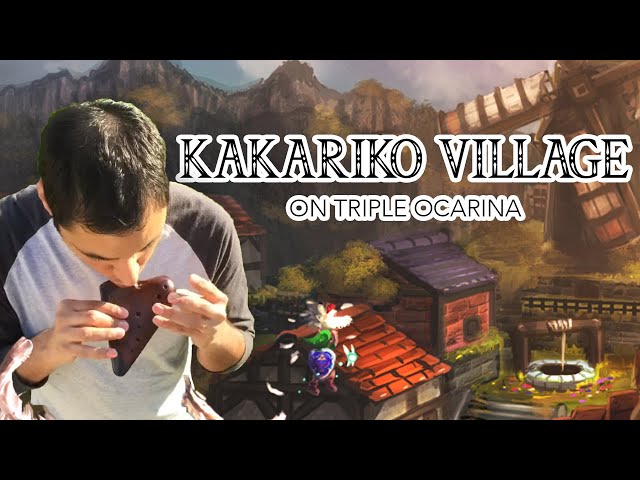 Ocarina Cover: Kakariko Village on Songbird Triple Ocarina [SONGBIRD OCARINA]