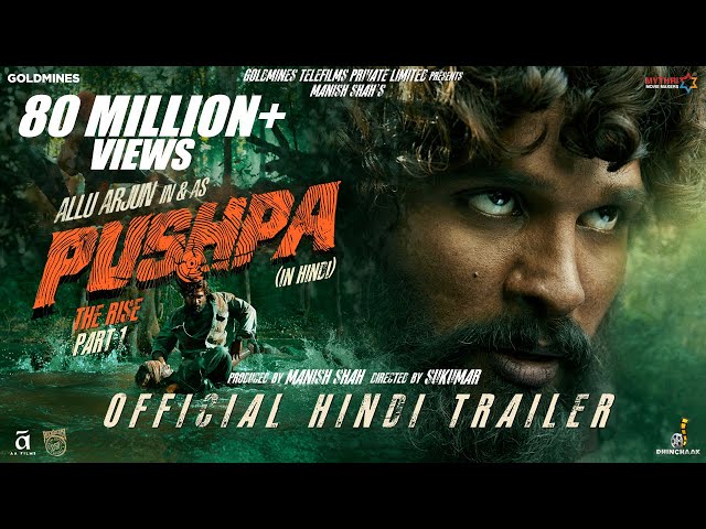 #Pushpa - The Rise (Hindi) Official Trailer | Allu Arjun, Rashmika, Sunil, Fahadh | DSP | Sukumar