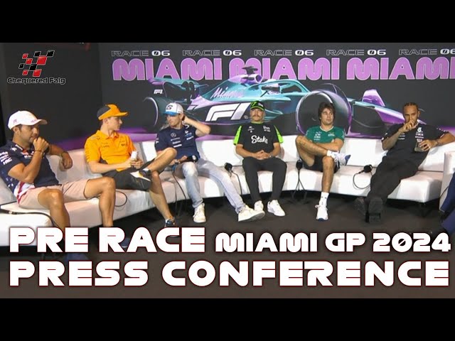 Pre Race Drivers Press Conference Miami Grand Prix 2024
