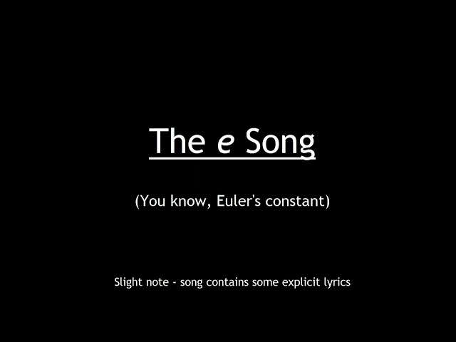 The e Song