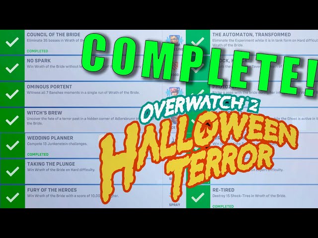 ALL Overwatch Halloween Challenges [Hidden] - Overwatch 2 GUIDE
