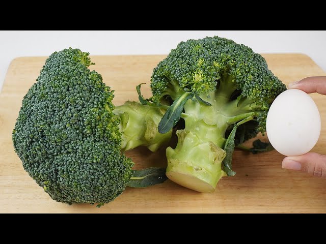 Add eggs to broccoli! Quick broccoli breakfast recipe in 10 minutes, simple and delicious recipe