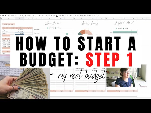 HOW TO BUDGET | STEP 1 | MY REAL ETSY AND YOUTUBE INCOME AND EXPENSES | NEW TO BUDGETING FIRST STEP