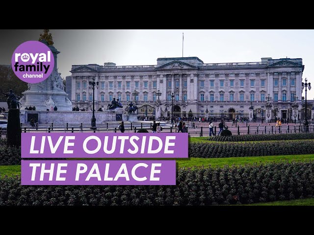 LIVE: Outside Buckingham Palace as King Charles' Cancer Diagnosis is Revealed