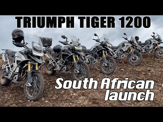 Triumph Tiger 1200 arrives in South Africa and meets an expectant press.