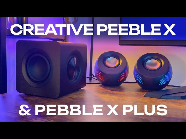CREATIVE Pebble X and X Plus REVIEW - BETTER THAN THE PRO?! Check out the comparison! I'M IMPRESSED!