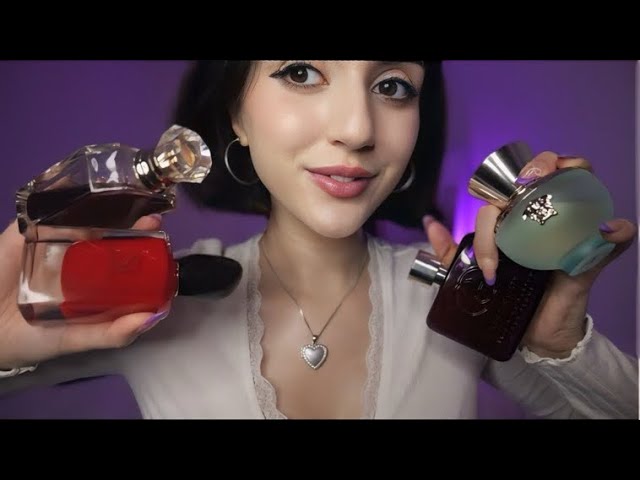 ASMR My Fragrance Collection 🤩 (tingly tapping, whispering, tracing)