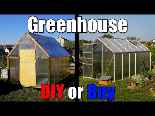 Greenhouse || DIY or Buy || Building a STURDY DIY Greenhouse in 5 days!