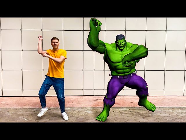 Hulk in Real Life Dancing Gangnam Style