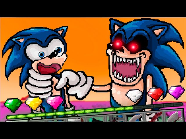 Sonic VS Sonic.EXE In Minecraft!