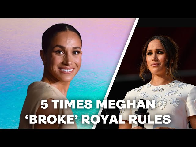 5 times Meghan Markle ‘broke’ royal traditions and protocols