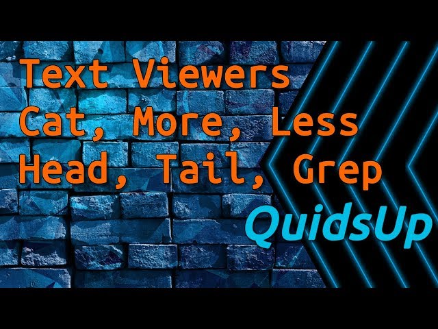 Linux Terminal Basics: Text Viewers - Cat, More, Less, Head, Tail, Grep, Od