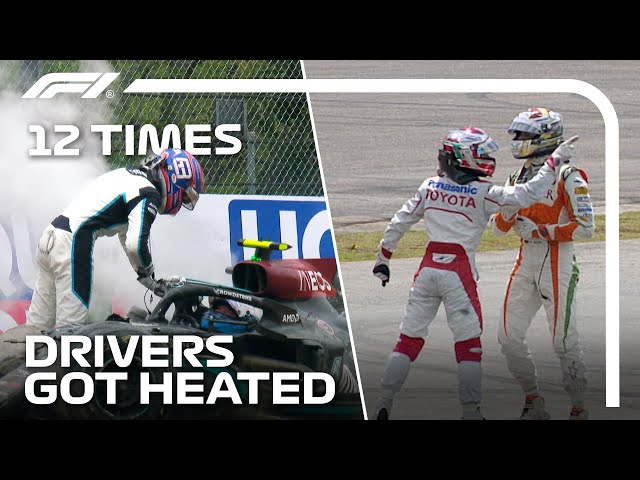 12 Times F1 Drivers Got Heated