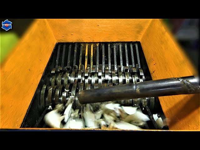 Shredding Hard And Soft Things In Shredding Machine! Relaxing Crushing Videos - Oddly Satisfying