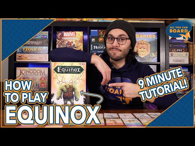 EQUINOX | How to Play in 9 MINUTES | A Unique Knizia Betting Game of Mythical Creatures!
