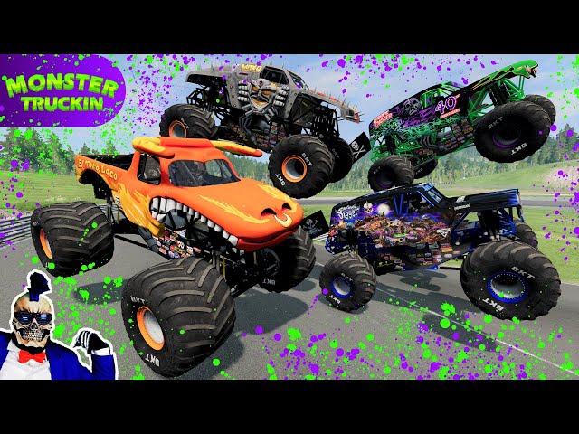 Monster Truck Mud Battle #22 | BeamNG Drive | Mace Mace Tv