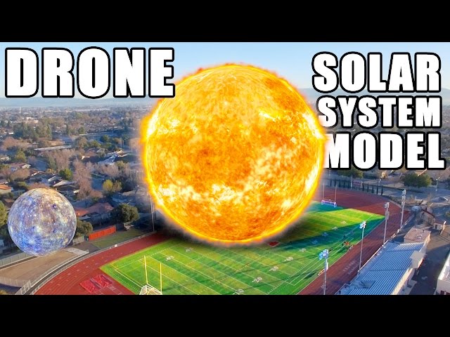 DRONE Solar System Model- How far is Planet 9?