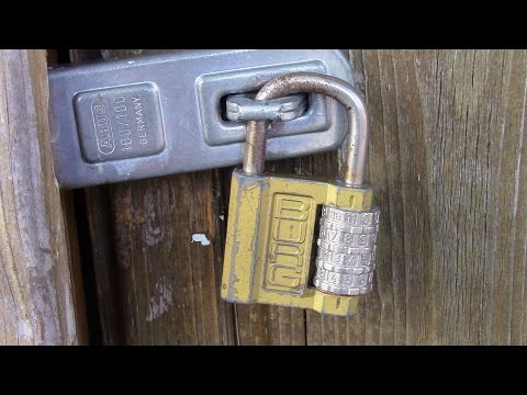Decoding combination locks