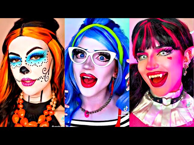Monster High TikTok Makeup Compilation | Kind of Best of Doll Challenge (I'm Not A Doll)