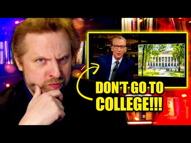 Real Professor REACTS To Bill Maher TORCHING Woke Colleges!!!