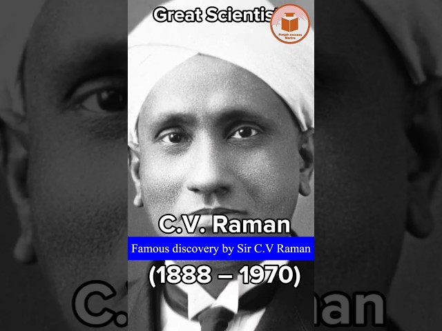 Famous discovery by Sir C.V Raman               For more details contact on 7814622609 or 8360044357