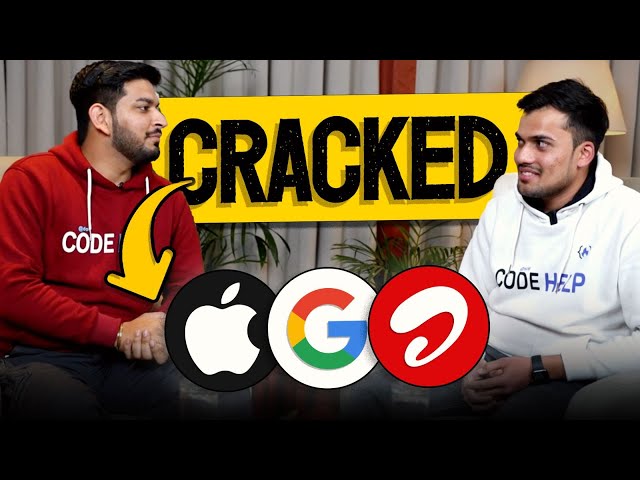 How he Cracked Apple, Google and Airtel using YOUTUBE Videos || Software Engineer Placement Story