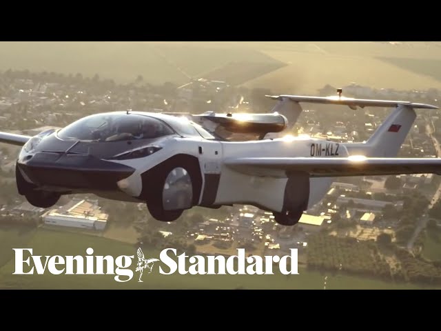 Flying sportscar's first flight, turning “science fiction into reality”