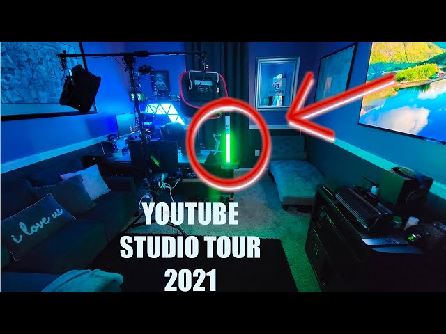 YouTube Studio Tour | GVM RGB LED Tube Light Review | New Addition to the Studio