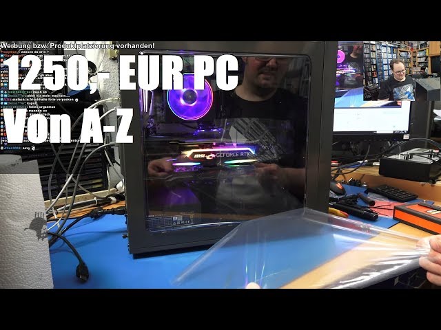 Ein PC entsteht - 1250,- EUR Gaming Maschine (Dez. 2019)