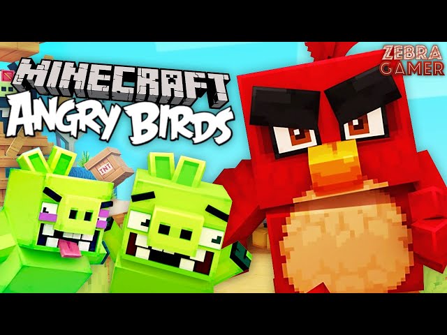 Minecraft Angry Birds DLC!! - Zebra's Minecraft Fun