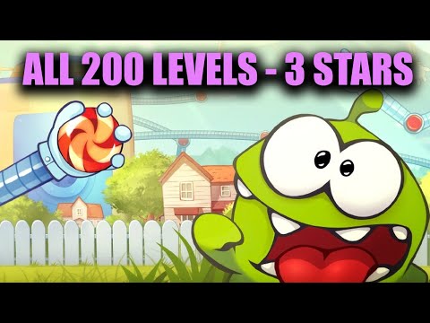 Cut the Rope Experiments (iOS, Android) All 8 Chapter (Boxes) Walkthrough - All 200 Levels