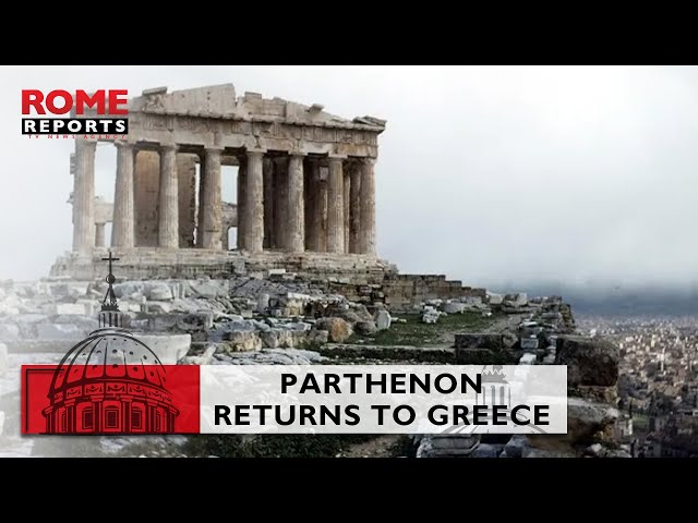 #PopeFrancis returns sculpture fragments  from the #Parthenon to #Greece