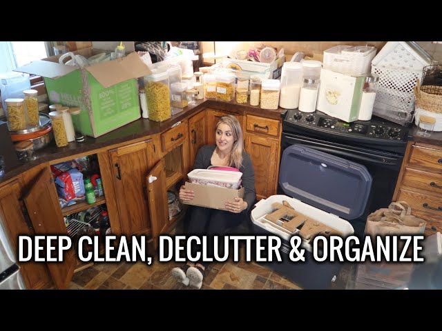 THE MOST EXTREME KITCHEN DEEP CLEAN, DECLUTTER & ORGANIZE | Satisfying Before & Afters|Let's Do This