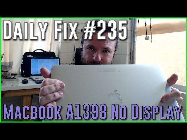 #235 Macbook A1398 Boots but with no display