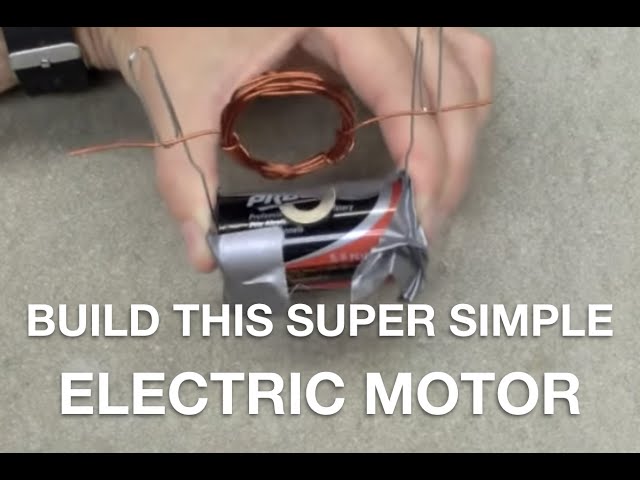 How to build a super simple electric motor