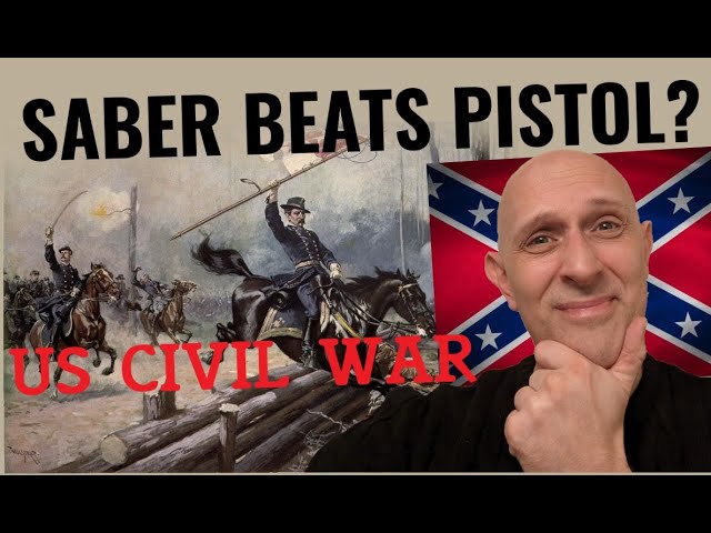 SABER vs PISTOL in the US Civil War CAVALRY