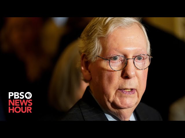 WATCH LIVE: McConnell holds news conference as Senate considers military aid package