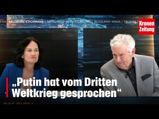 Besorgniserregend: „Putin hat vom Dritten Weltkrieg gesprochen“ | krone.tv DAS DUELL