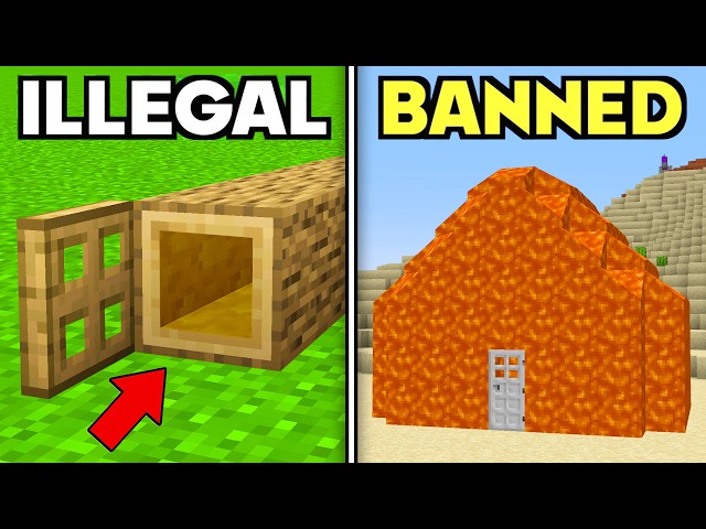31 Illegal Houses In Minecraft