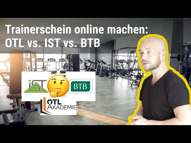 Trainerlizenz online: OTL vs. IST vs. BTB – 3 Fernkurse mit B-Lizenz im Vergleich
