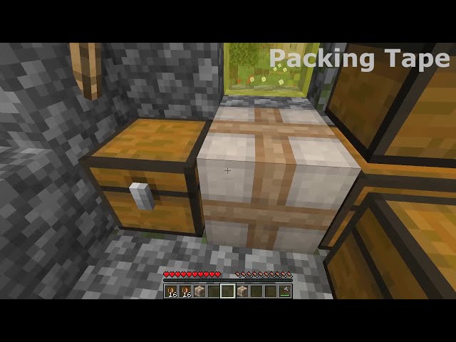 Minecraft mods Review - Packing Tape - One of the Best Minecraft mod -  minecraft modpacks