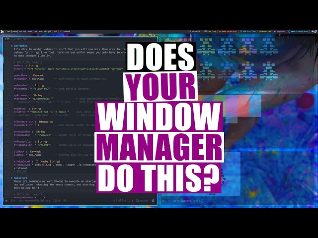The Best Tiling Window Manager (Xmonad)